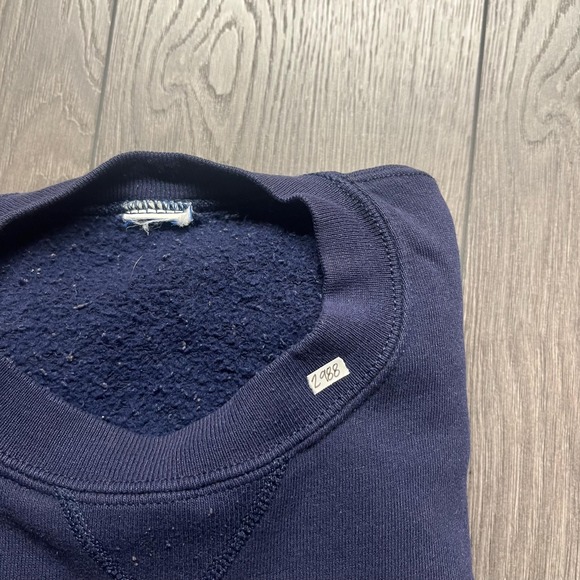 Vintage Oregon Coast 1990s Russell Athletics Sweatshirt Blue Large Nature - Picture 8 of 8